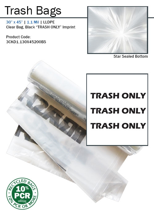 ClearStream TrashMax Bags, heavy duty X frame trash bags, 40 45