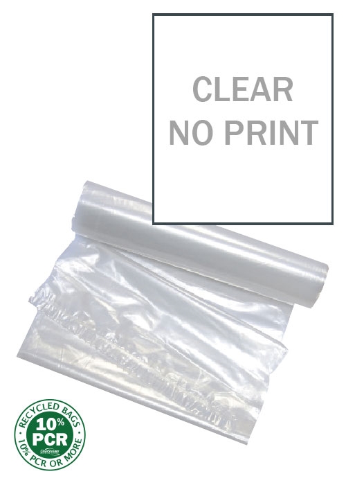 Clear Bags - No Print - 100 Count
