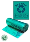 ClearStream Recycling Bag (Green with Blue Print)