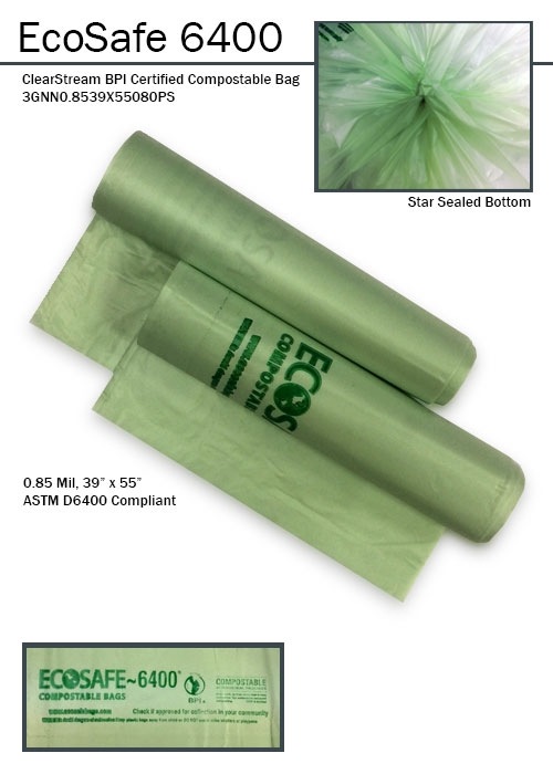 EcoSafe-6400 Bags by Stout® by Envision™ STOE4860E85 | OnTimeSupplies.com