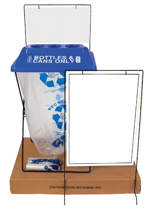Discovery Kit - Single Unit Recycling Bin with Sign