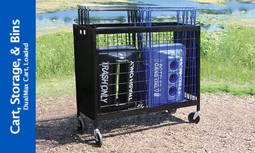 DualMax Recycling Cart